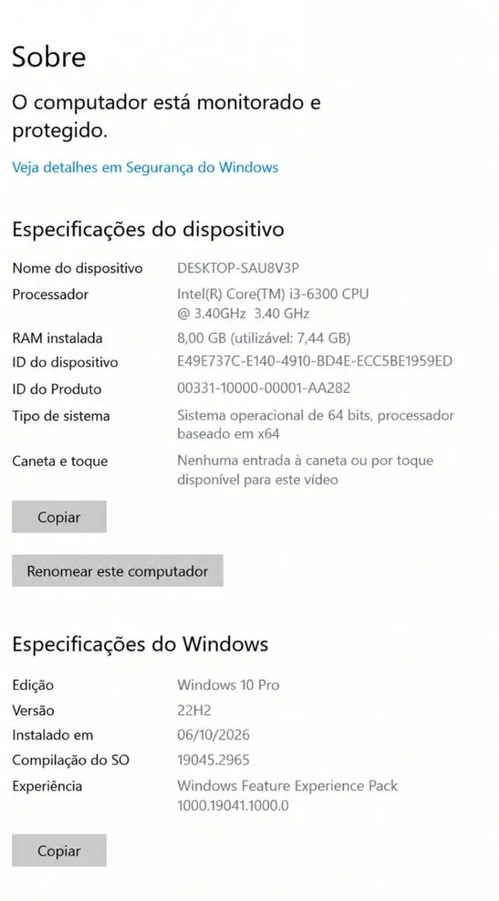 COMPUTADOR COMPLETO I3-6300 - Foto 3