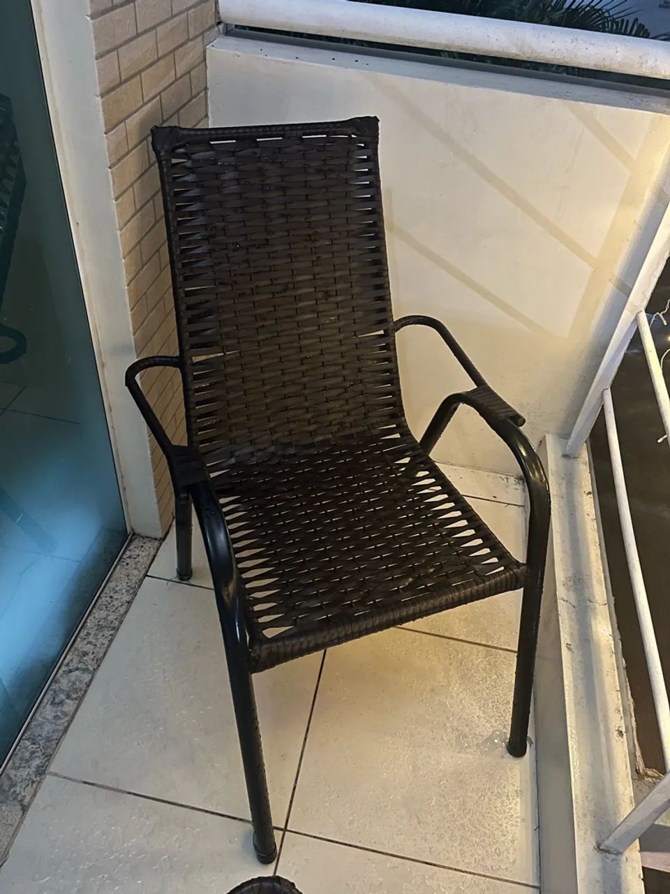 Conjunto de Cadeiras Juncadas E Mesa De Centro Juncada - Foto 2