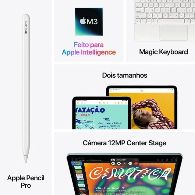 Ipad Air M3 13 polegadas Wi-fi 128GB NOVO - Foto 5