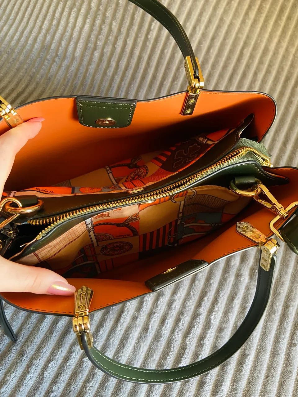 Bolsa Verde em Perfeito Estado  - Foto 3