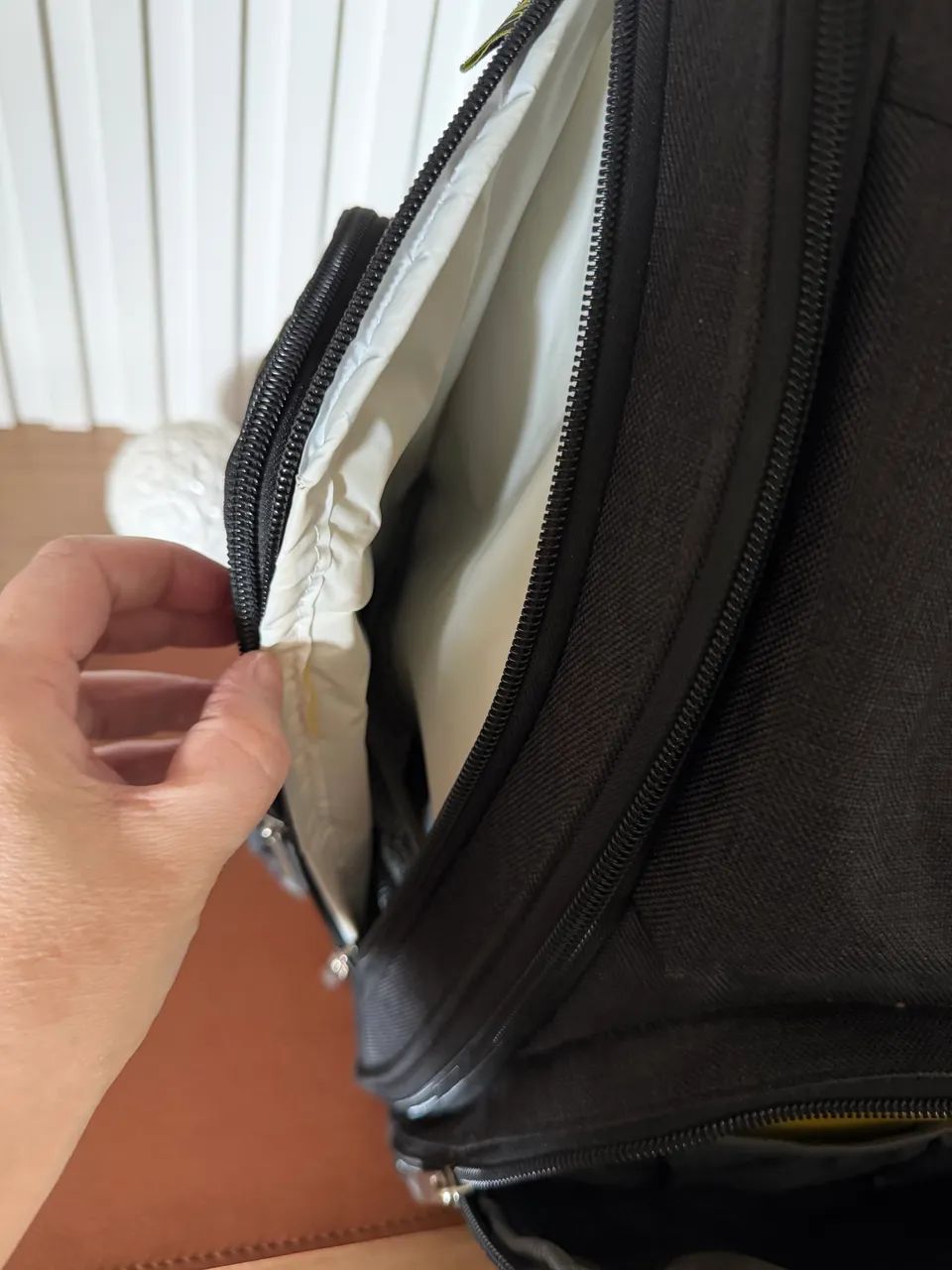 Mochila maternidade Safety 1s, perfeito estado - Foto 6