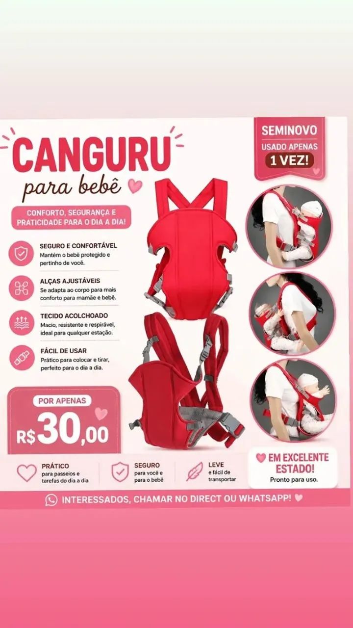 Canguru para bebê 