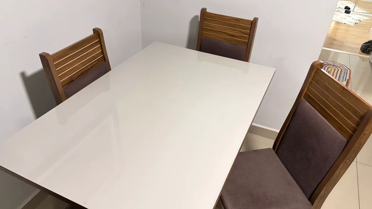 Mesa quadrada 4 lugares - Foto 3