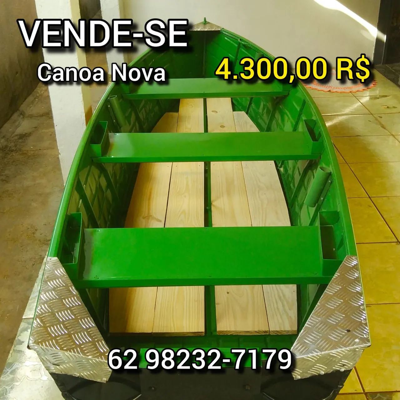 Canoa de zinco 