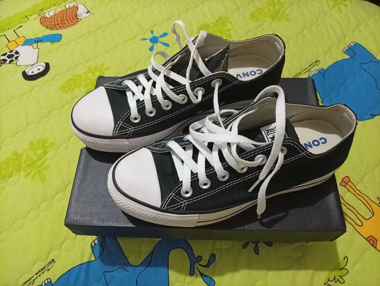 Tênis Converse ALL Star plataforma N?36 forma grande. - Foto 2