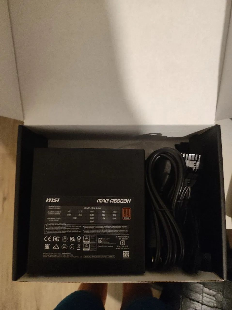 Fonte MSI Mag a650bn. NOVO - Foto 3