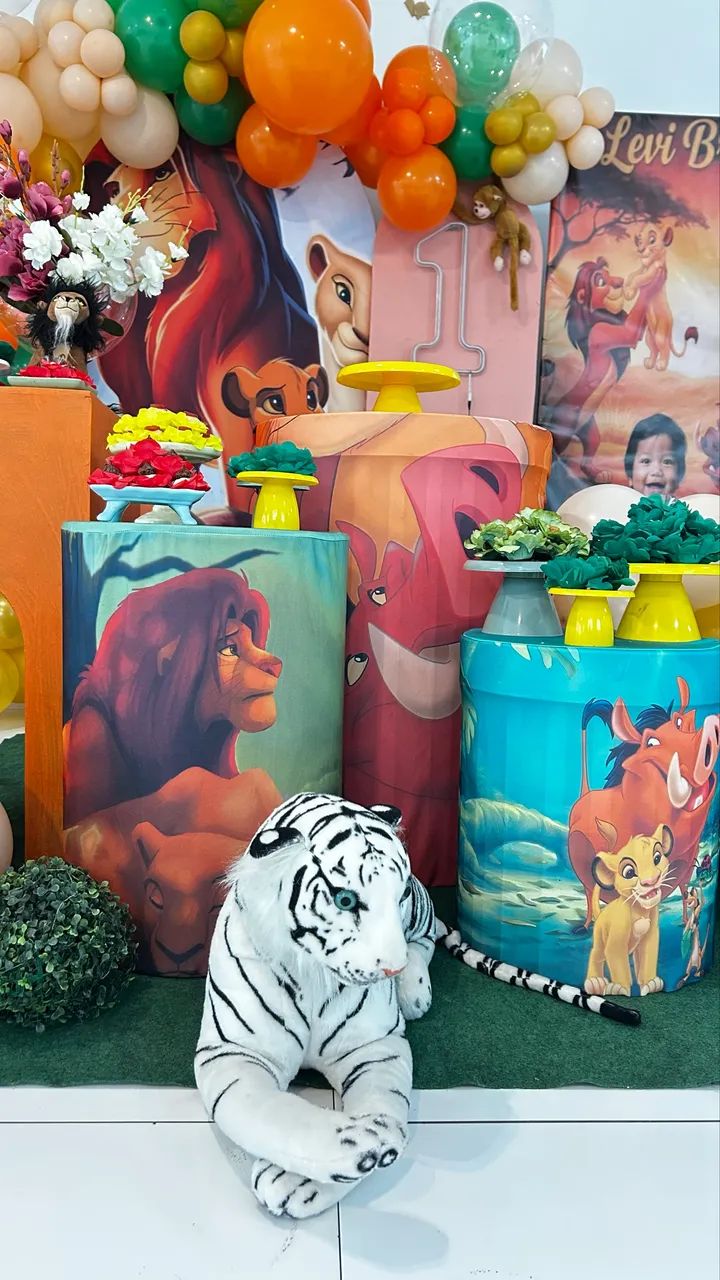 Decoração tema rei leão  - Foto 3