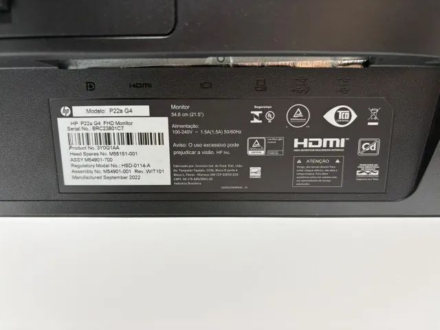 Monitor HP P22a G4  Full Hd  22 - Foto 4