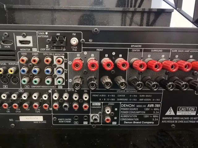 Receiver Denon-789 - Ler descrição - Foto 2
