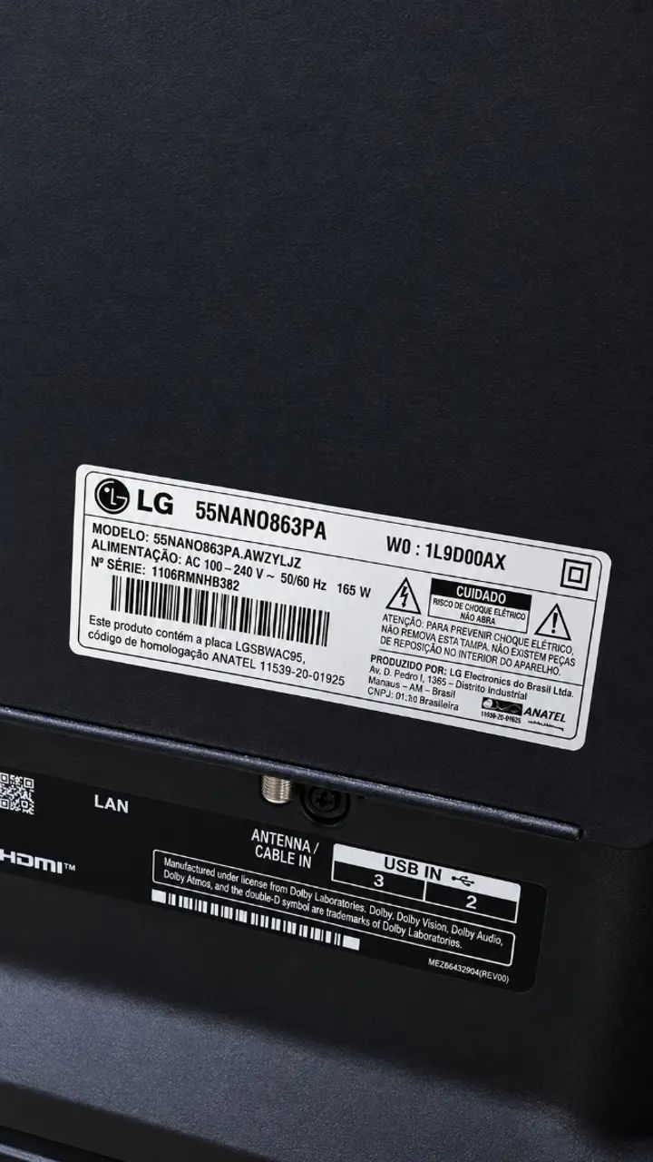 Smart Tv 55 polegadas Lg nano 55NANO863pa , com controle magic original , leia o anuncio! - Foto 3