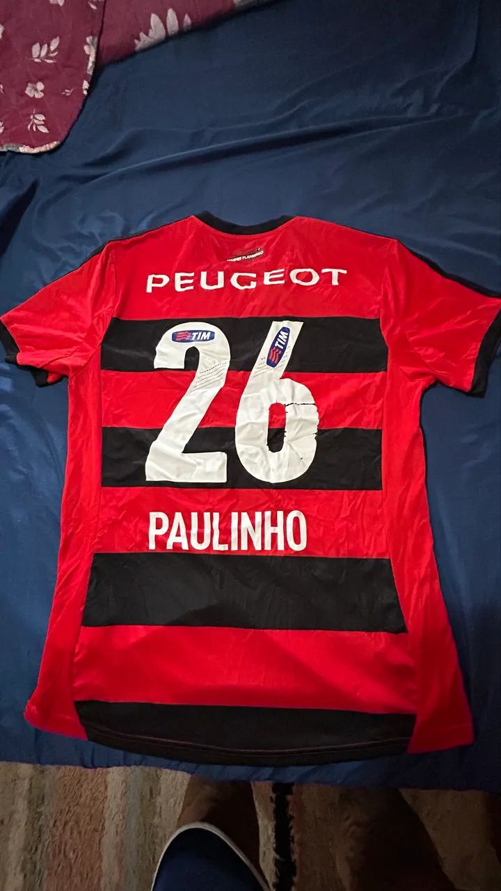 Camisa usada em jogo Flamengo
