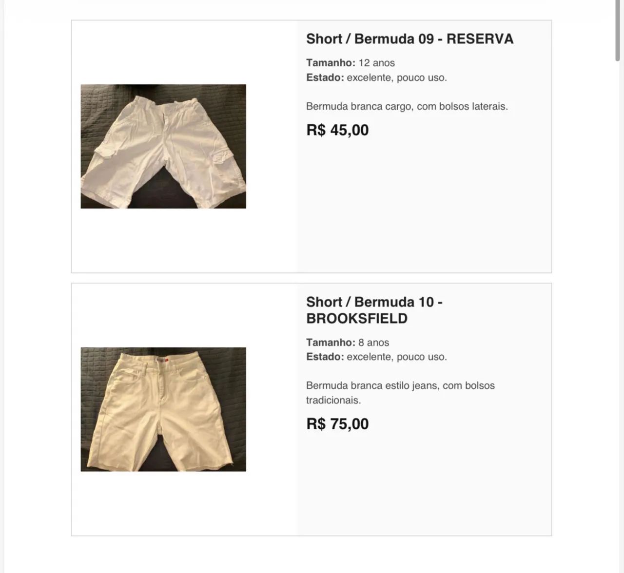 Bermudas originais  infantis - Foto 3