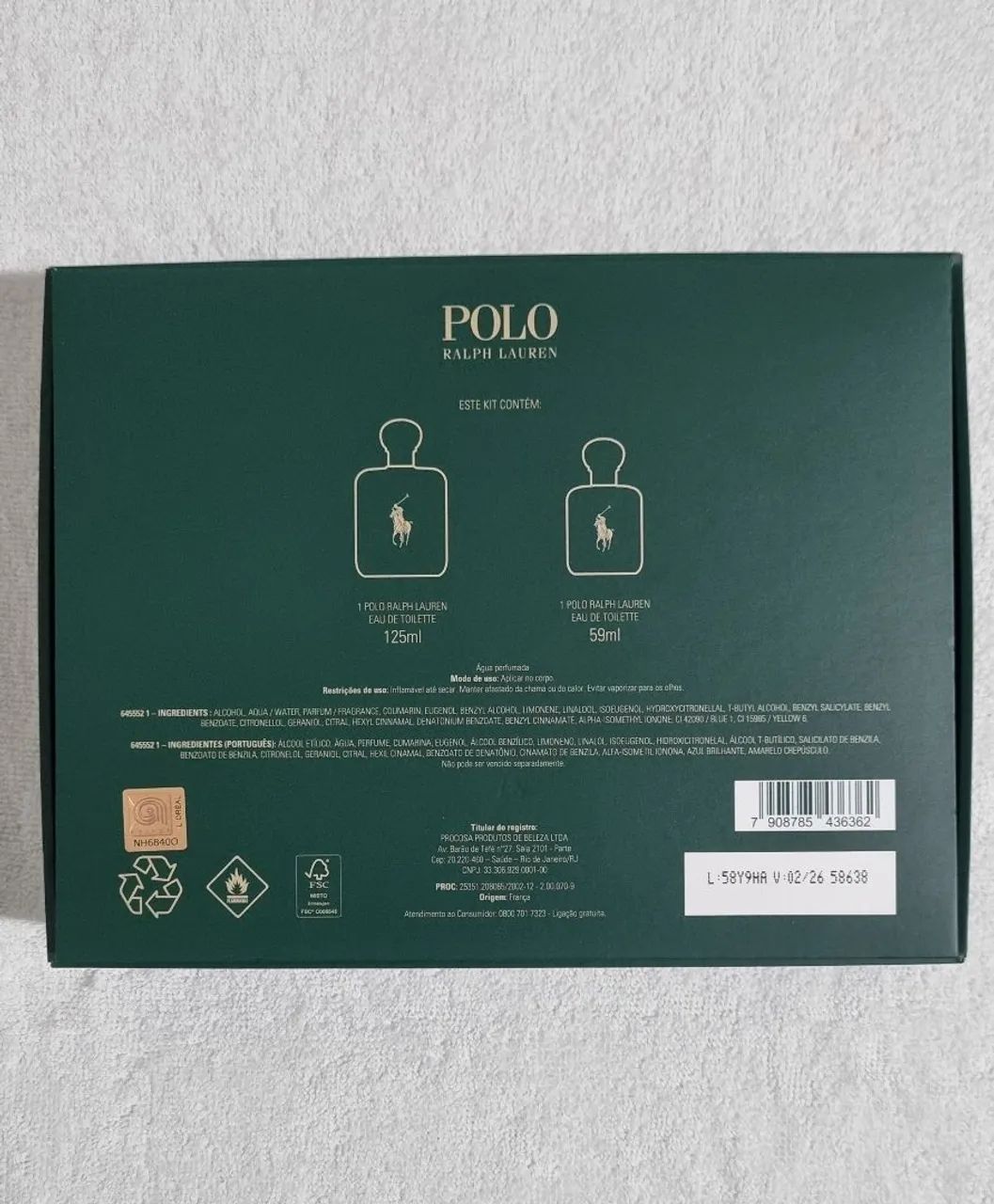 Kit Polo Green Edt 118ml + 59ml  - Foto 3