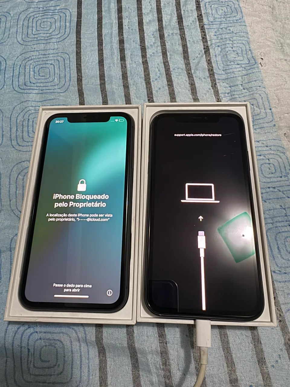 3 IPHONES 11 COM DEFEITO ICLOUD 