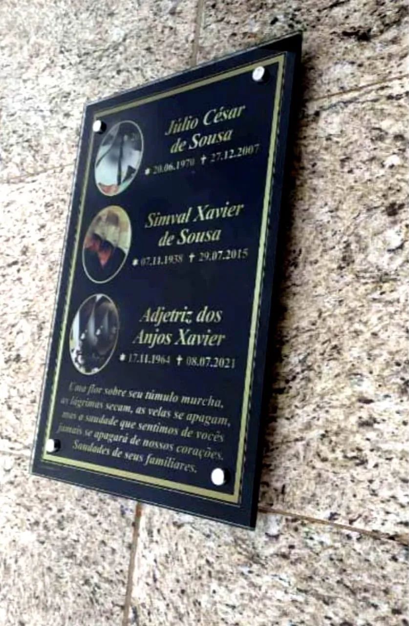 Placas póstuma de vidro temperado  - Foto 5