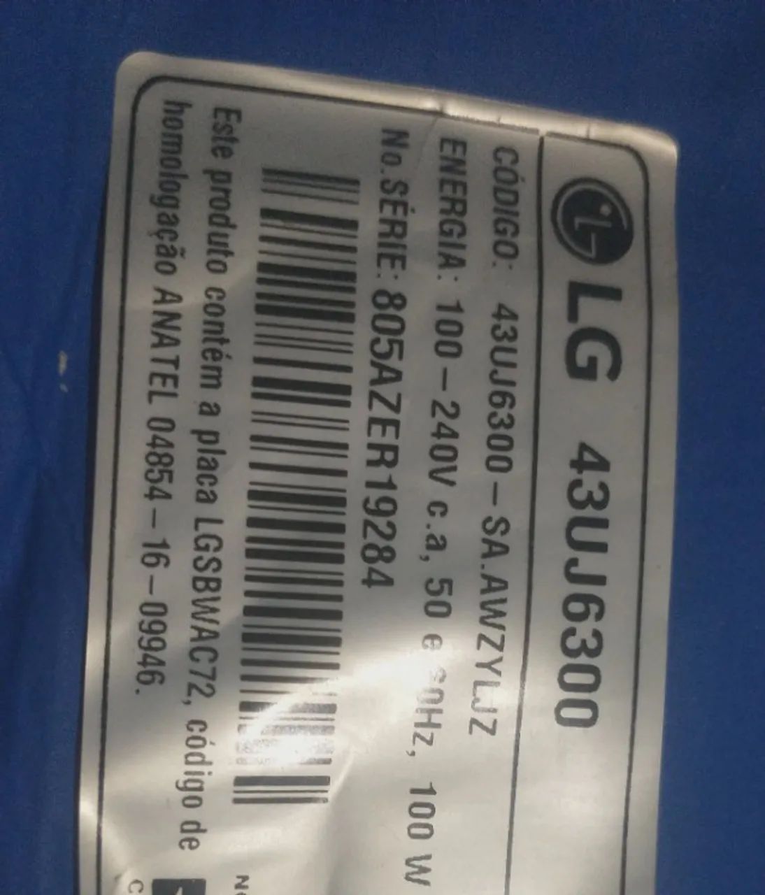Placa Principal EAX67146203 (1.1) TV LG 43UJ6300 LEIA O ANUNCIO  - Foto 3