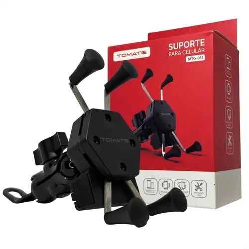 Suporte Celular Tomate Moto e Bicicleta 