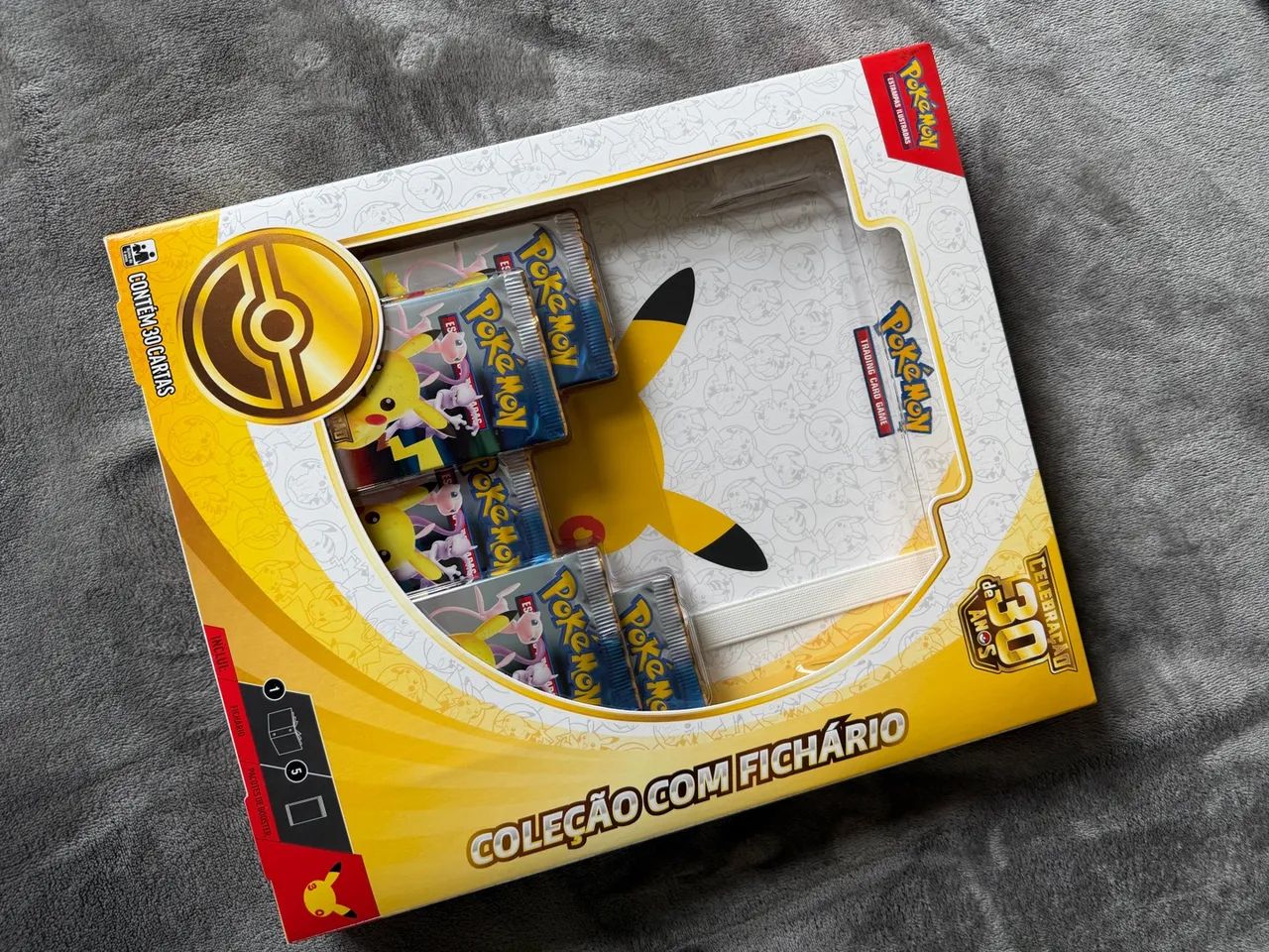 Pokémon 30 Anos Coleção Fichário PT-BR