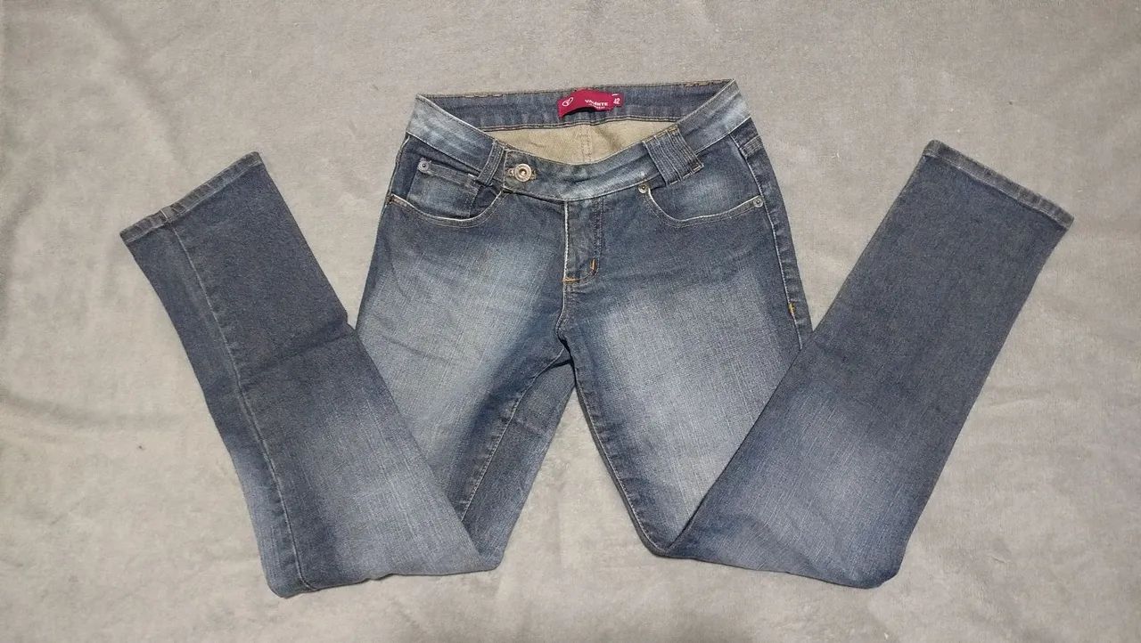 Calça cintura baixa y2k