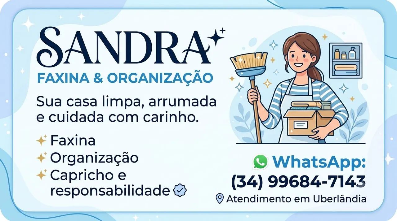 FAXINA & ORGANIZAÇÃO