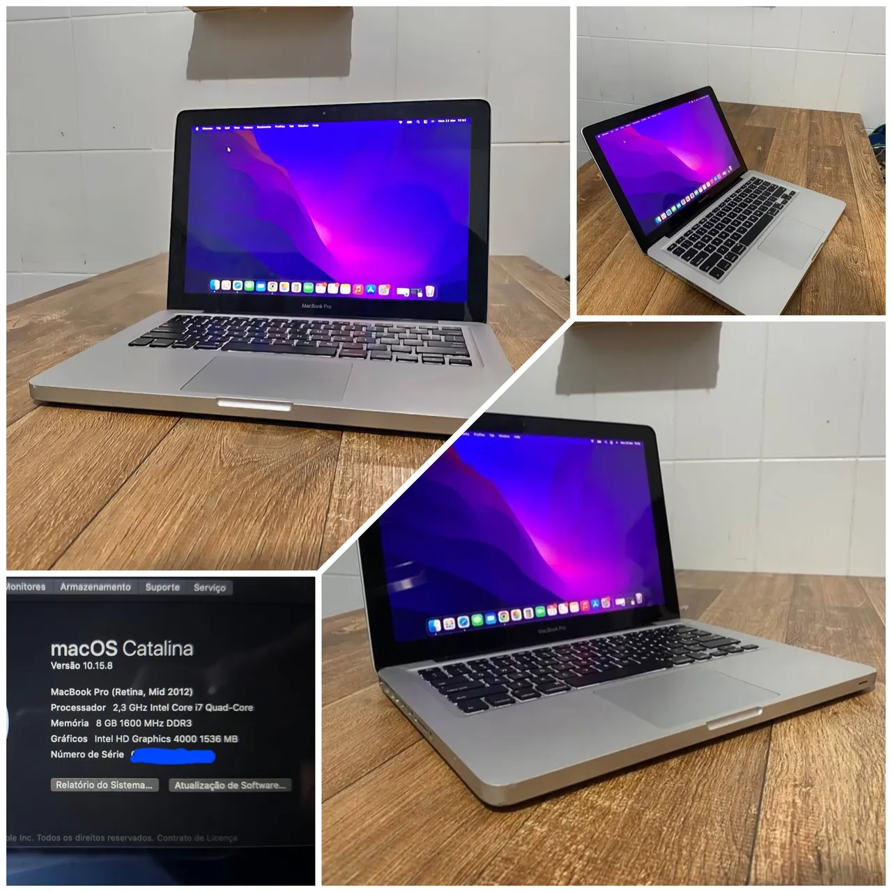 MacBook Pro mid 2012 13インチ Macbook Pro (13-inch, Mid 2012) | Parcelamento sem juros