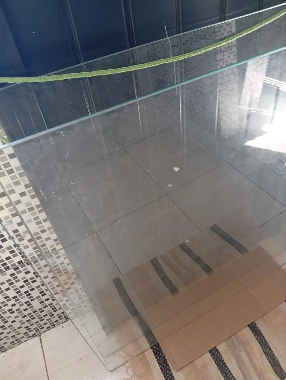 Tampo de vidro para mesa 