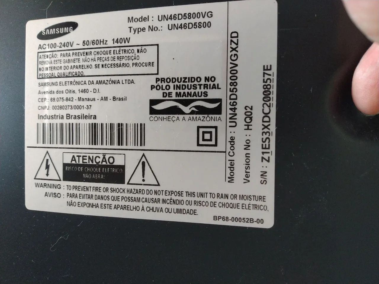Placas tv samsung UN46D5800 - Foto 5