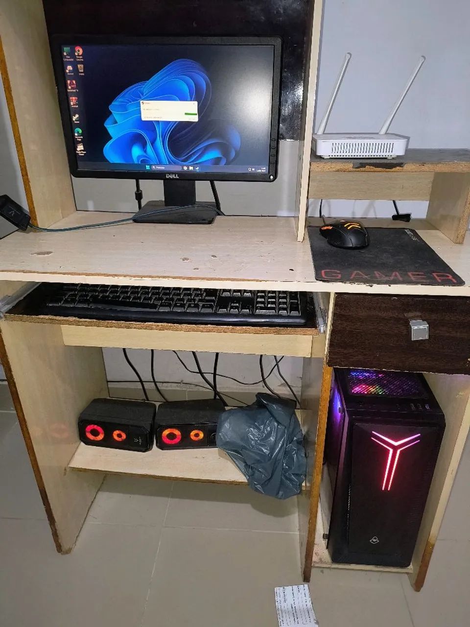 Pc gamer completo I7 3ª Rx580 8GB