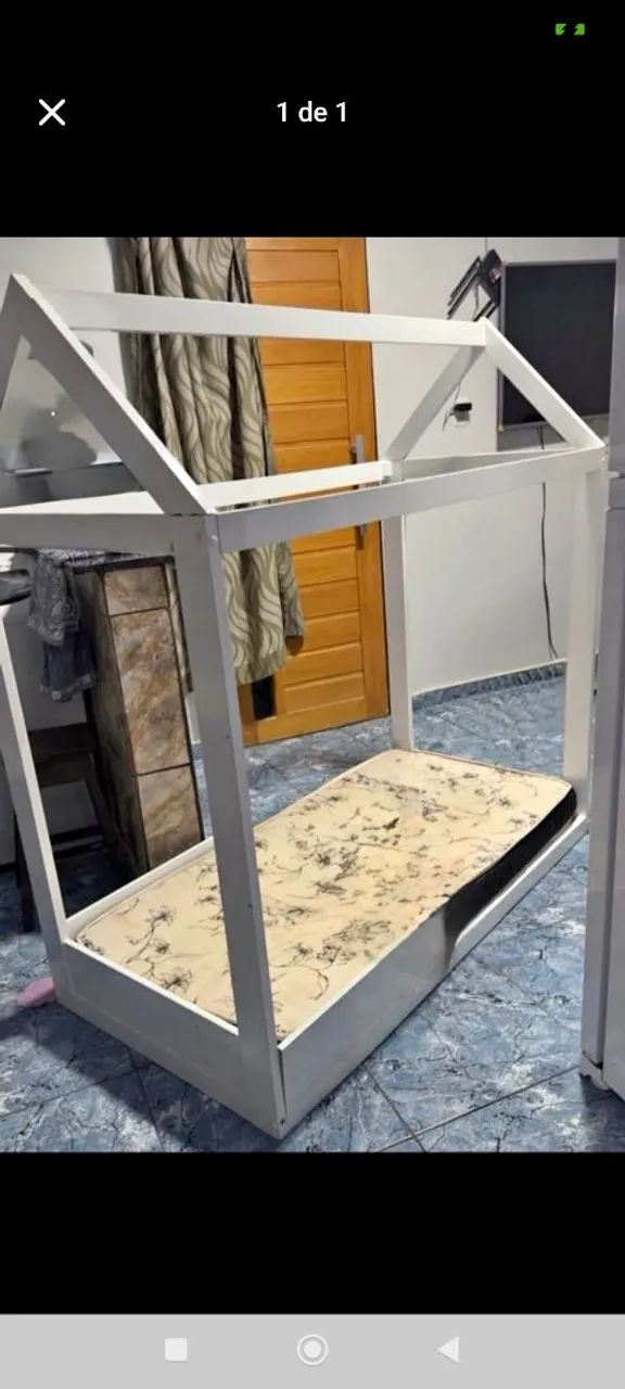 Cama infantil de casinha