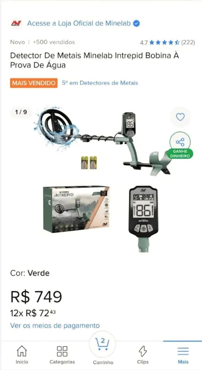 Detector de metal Minelab - Foto 3