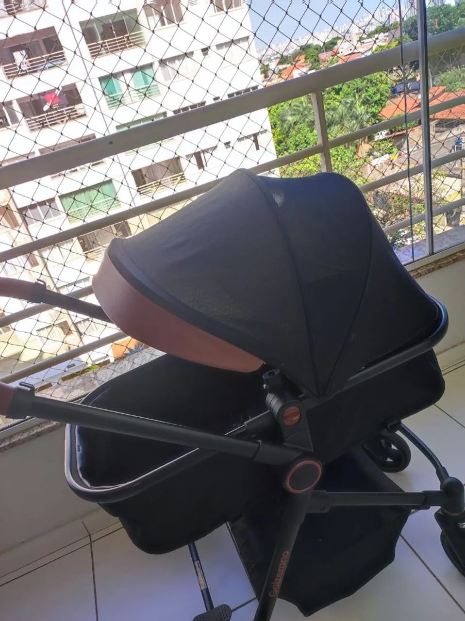 Carrinho de bebê e bebê conforto Galzerano  - Foto 2
