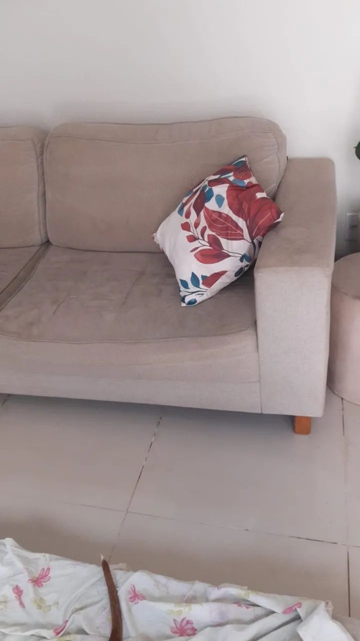 Sofá Homedock 2,20 m | Linho Cinza - Foto 4