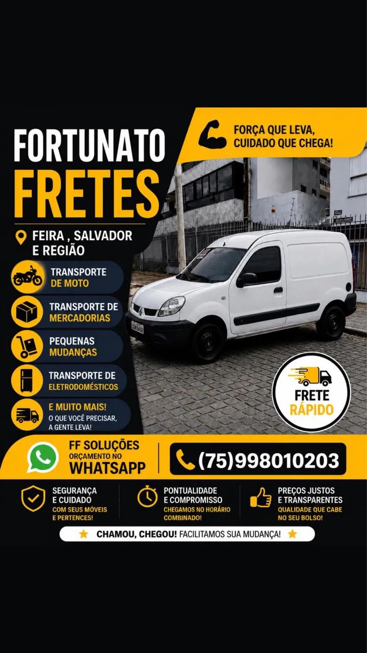 Coletas, entrega e frete, carretos