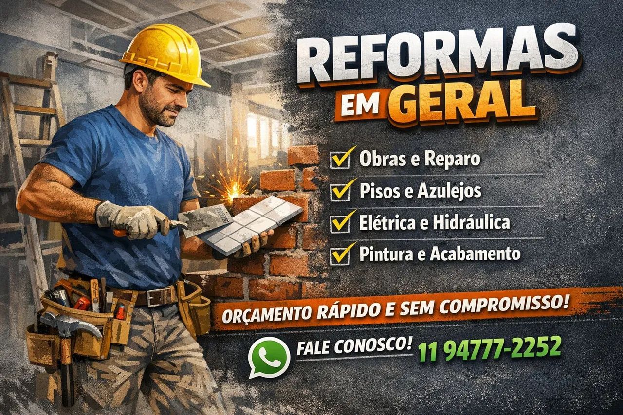 Precisando de Reforma ou Reparo? Orçamento Grátis!