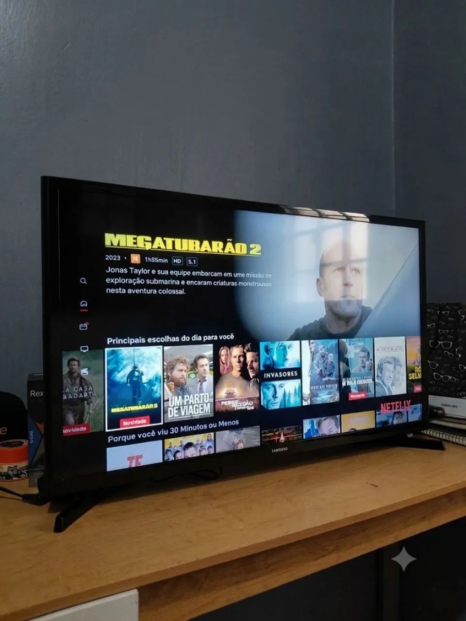 Tv Smart Samsung 32 Polegadas HD (ÓTIMO ESTADO) - Foto 2