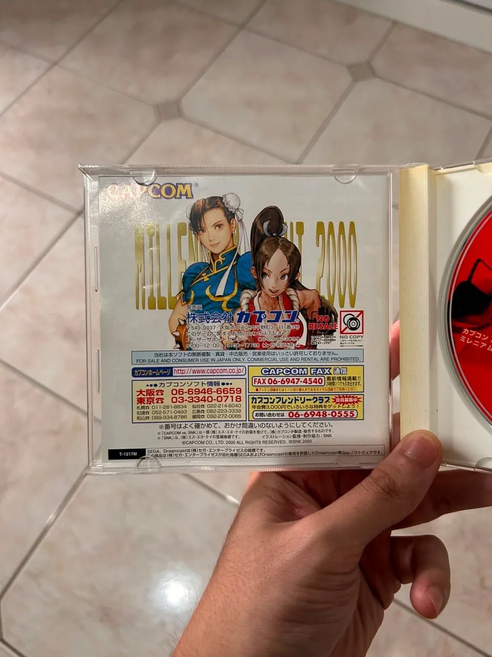 Capcom vs SNK Dream Cast japonês  - Foto 3