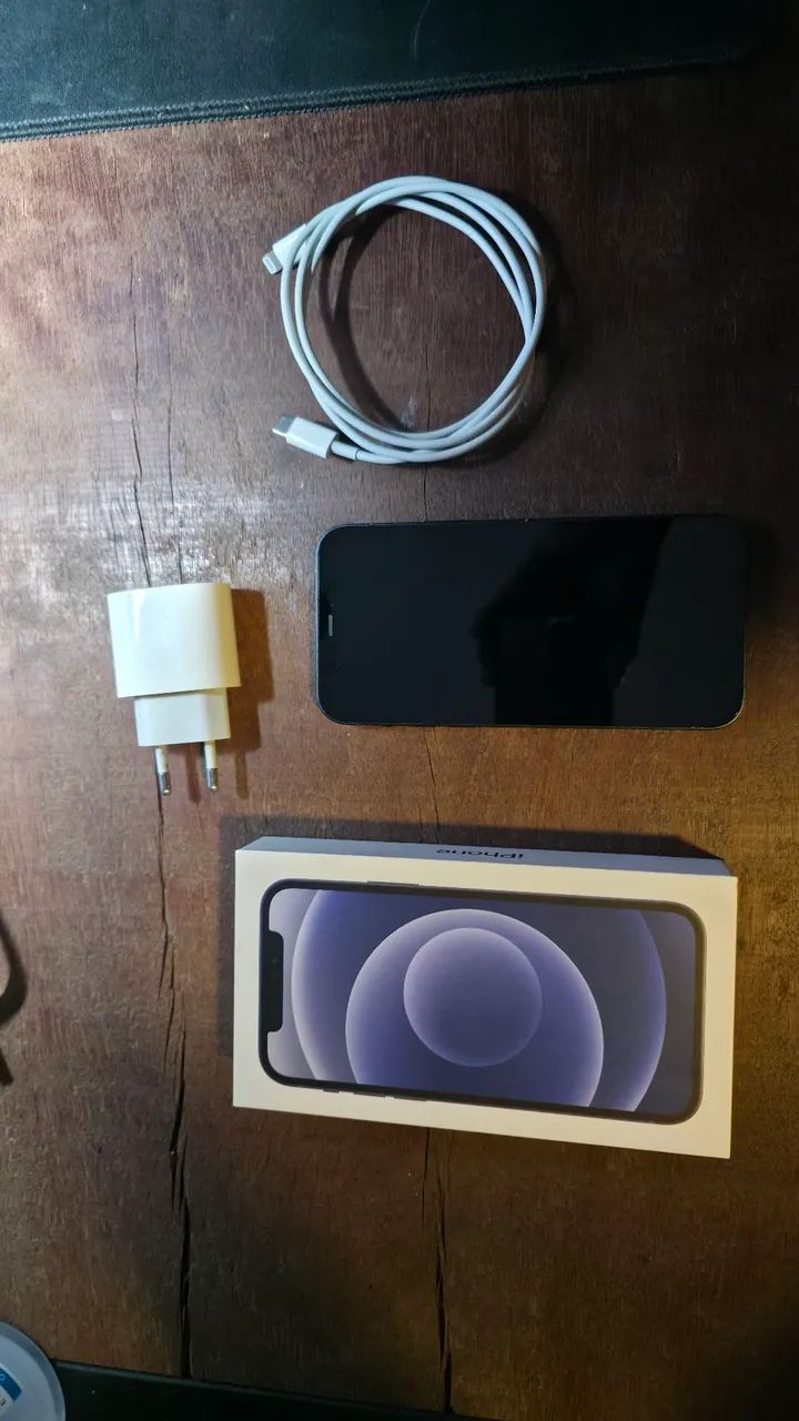 Iphone 12 64gb com carregador e cabo originais - Foto 4