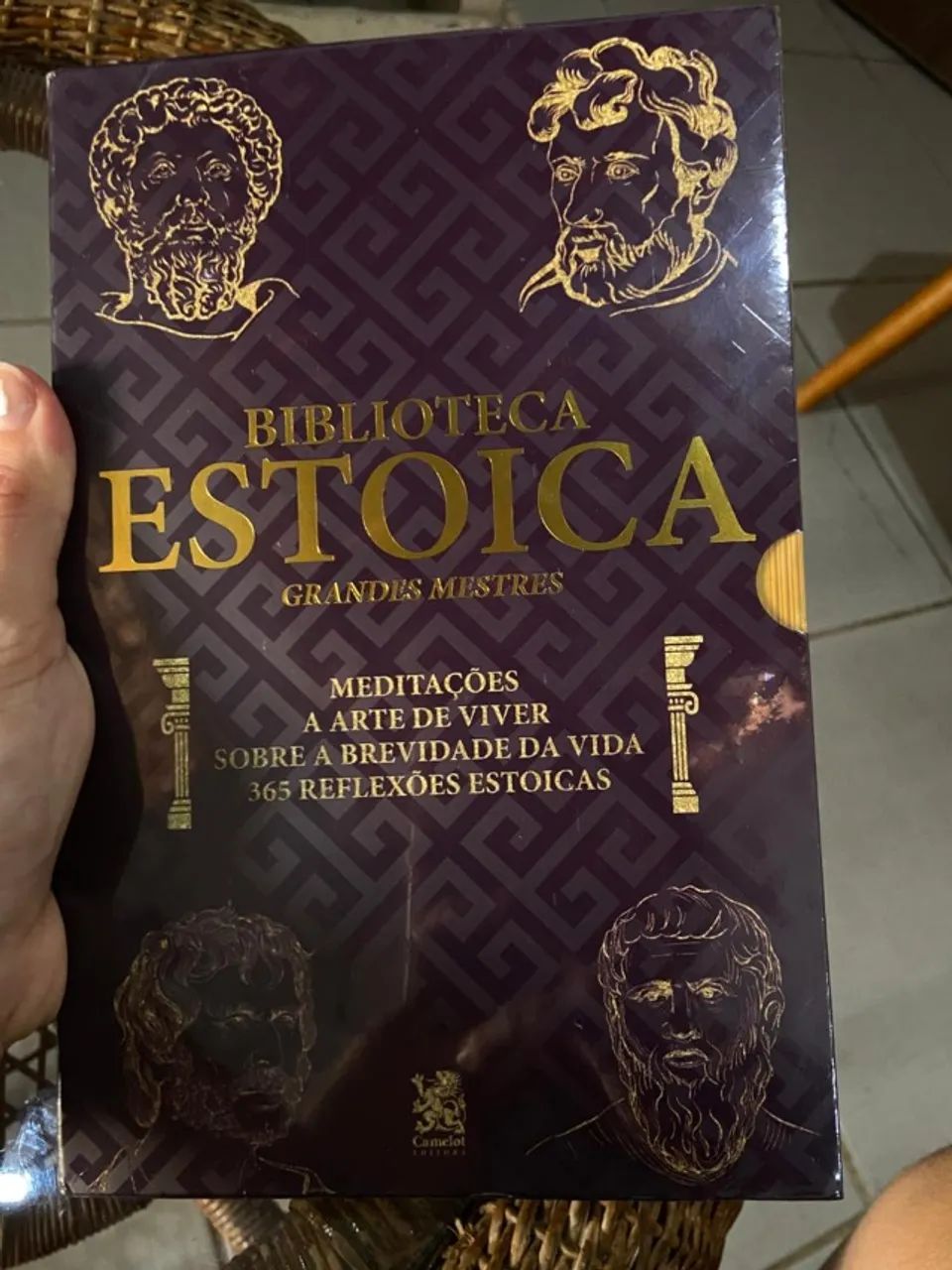 BOX BIBLIOTECA ESTOICA - GRANDES MENTES