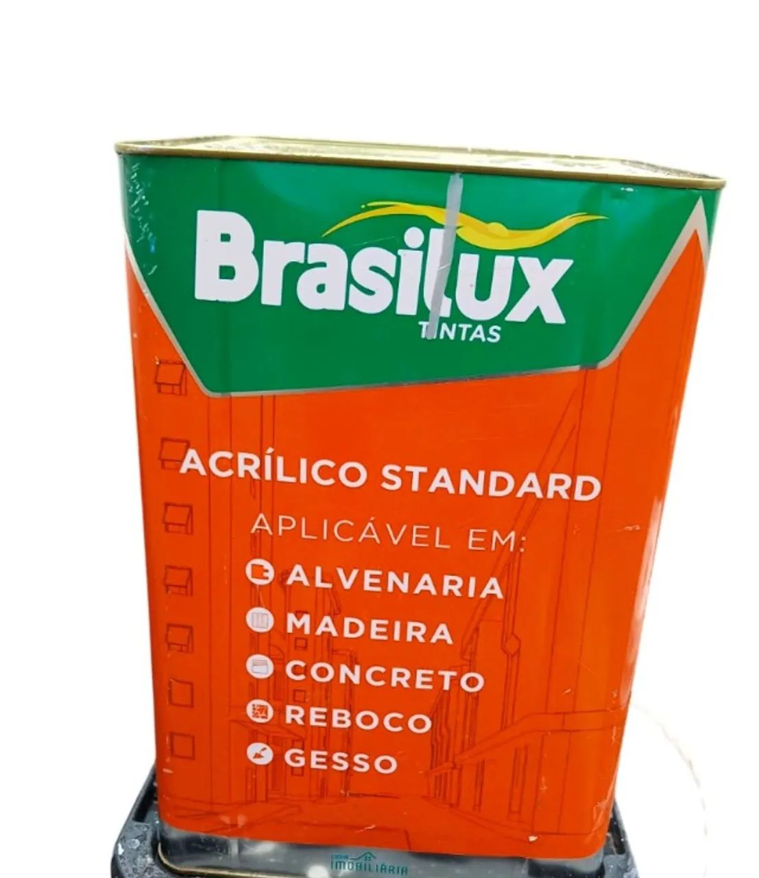 TINTA BRASILUX BRASIMAIS ACRÍLICO STANDARD 18 LT INTERIOR E EXTERIOR CINZA ALPINO 00NN6200 - Foto 2