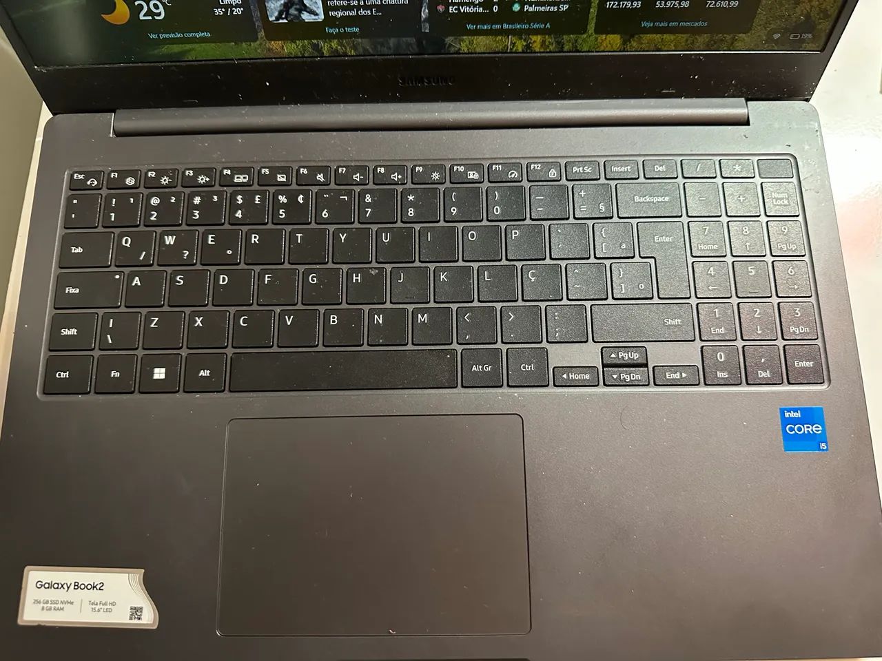 Notebook Samsung Galaxy Book2 - Grafite 