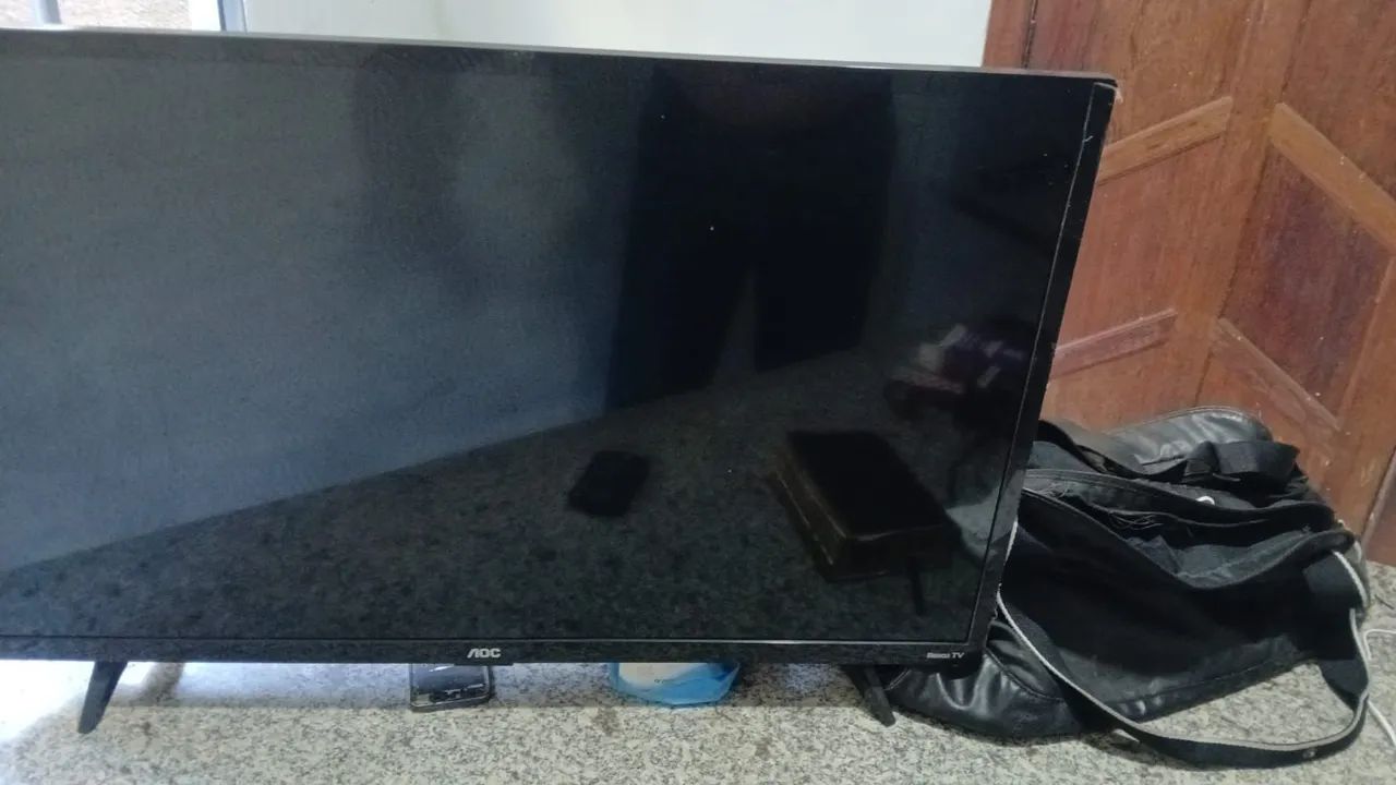smartv AOC 32 pol tela sem defeito - Foto 4