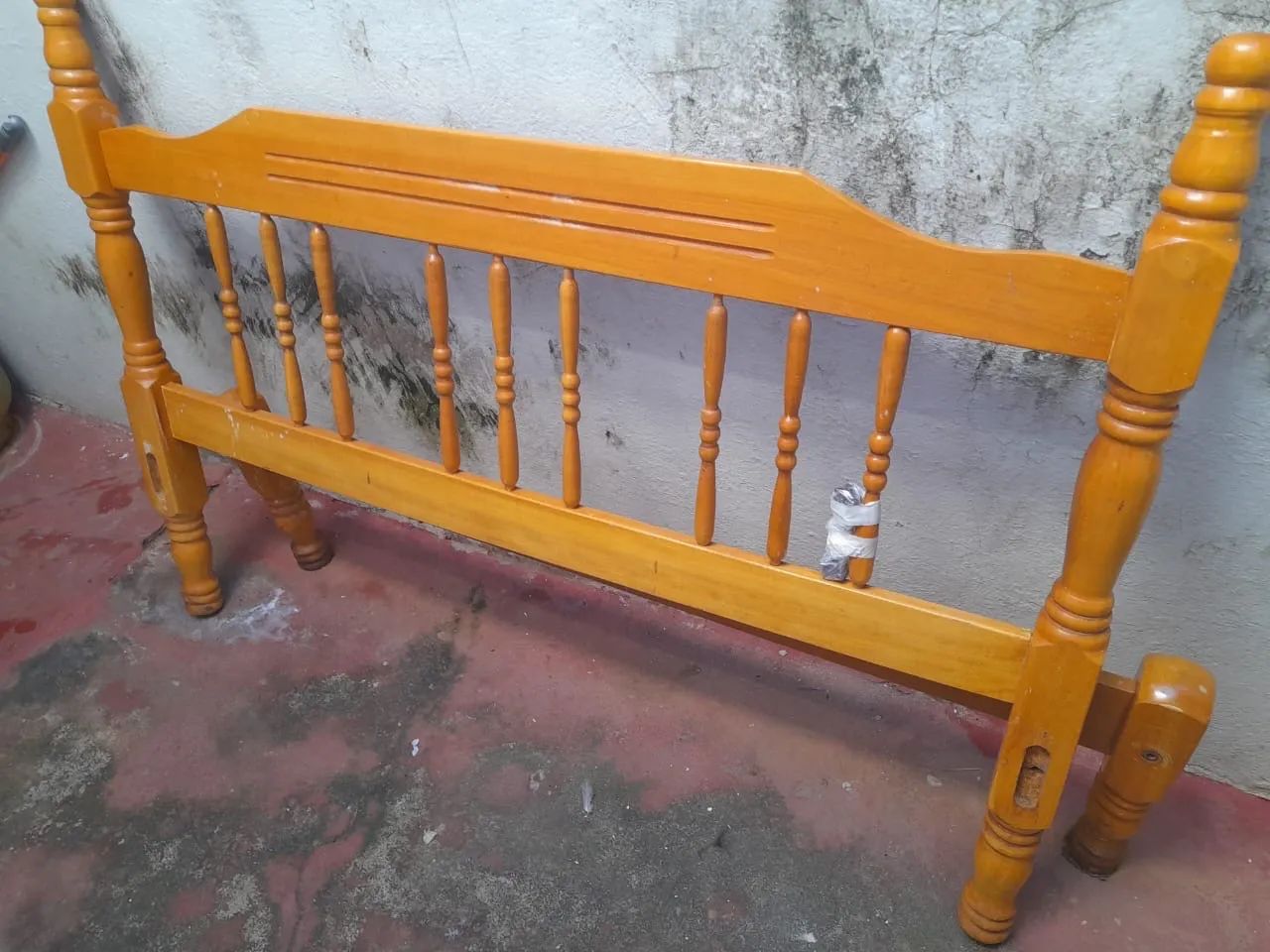 Cama casal madeira 