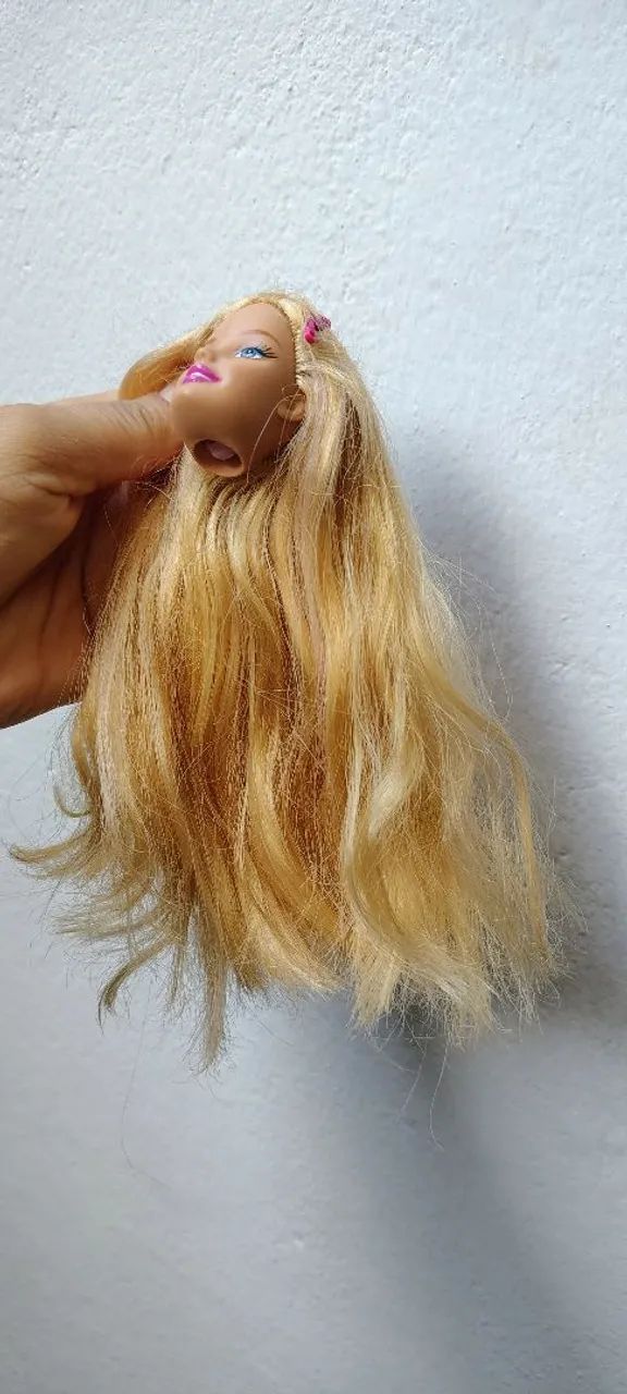 Boneca Barbie somente a cabeça  - Foto 2