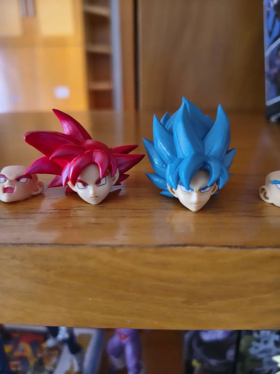 Heads 2.0 Goku god e Goku blue!