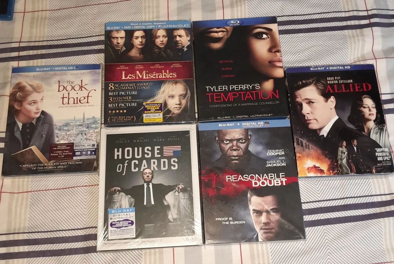Lote blurays importados novos - leia