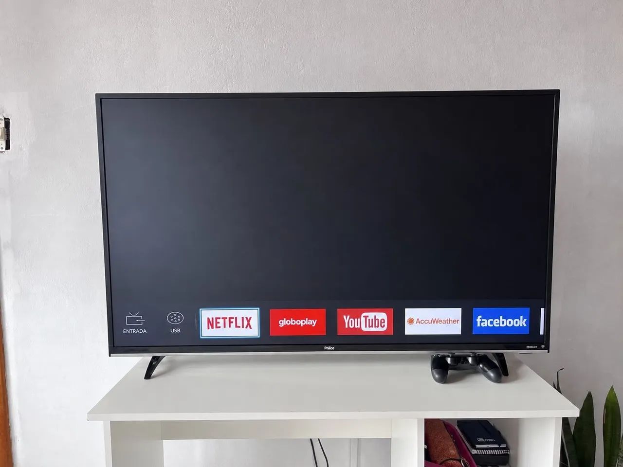 Smart TV Philco 49 Polegadas Full HD Perfeito Estado com Controle HDMI AV USB Espelha Tela - Foto 3