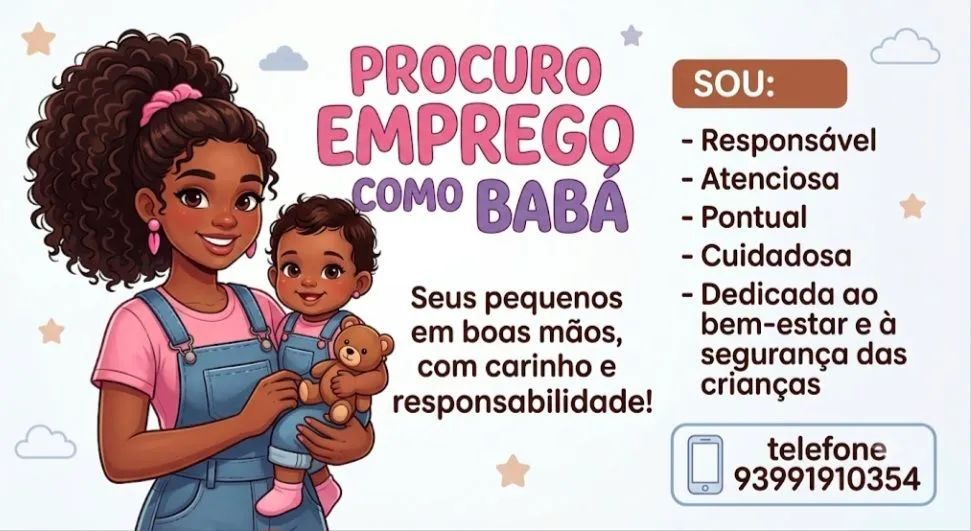 Babá disponível 