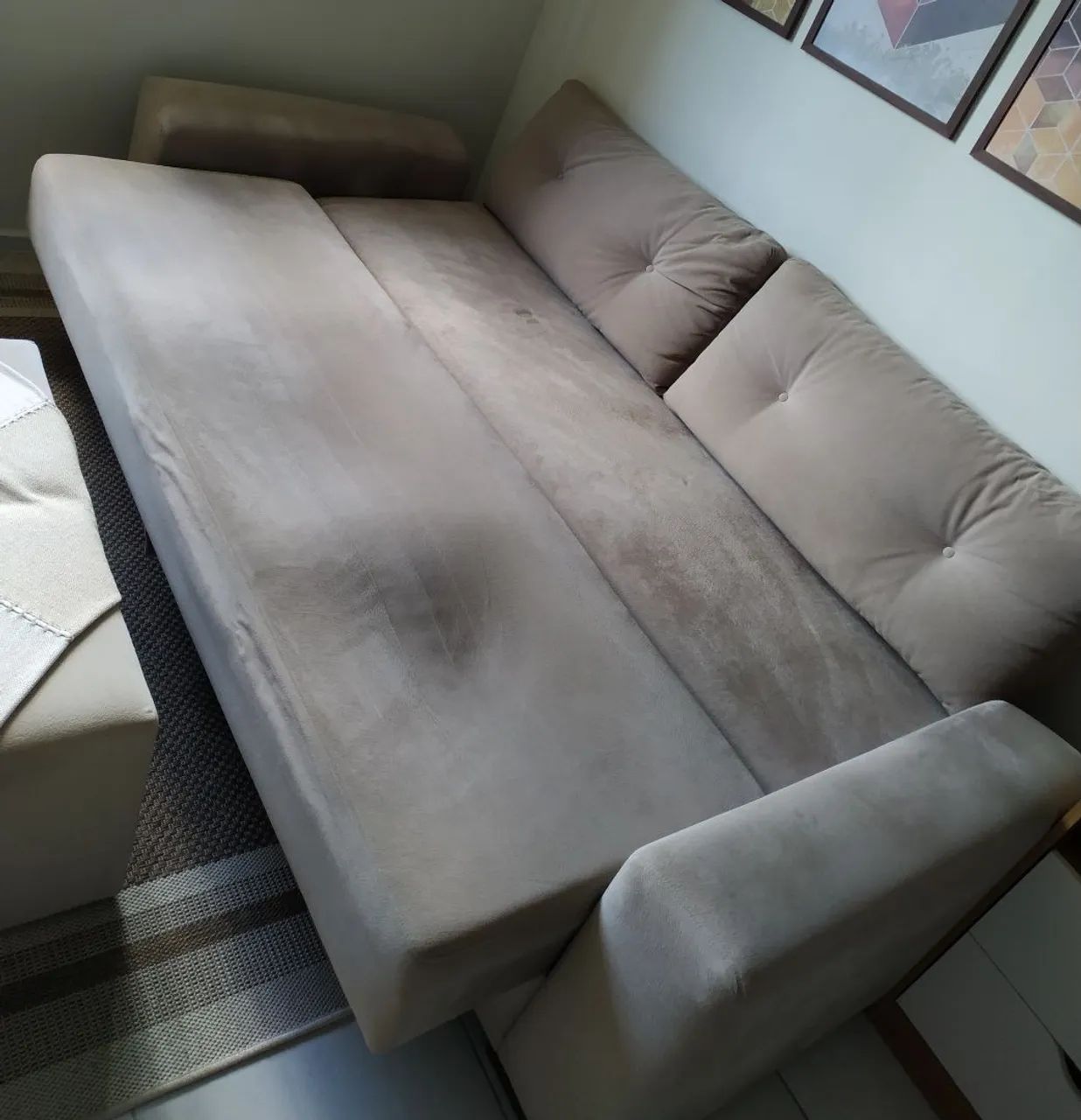 Three-seater sofa bed with removable cushions65576053706371122