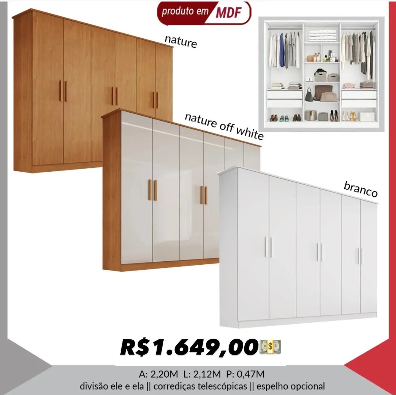 Guarda Roupa Casal T282