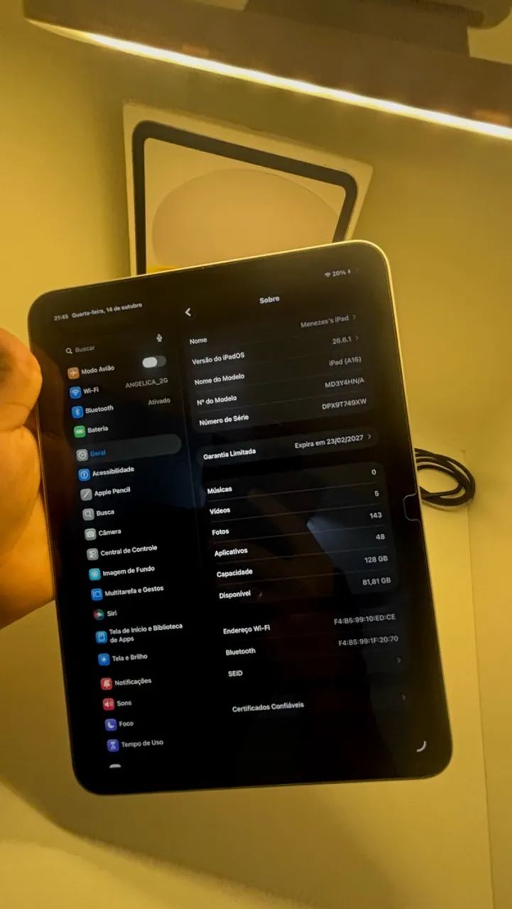 IPAD 11 (A16) PRATA 128 GB  - Foto 4